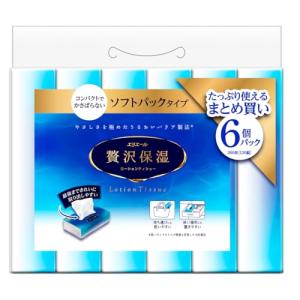 エリエール贅沢保湿ソフトパック130組×6パック