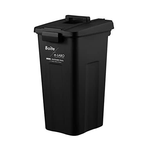 天馬(Tenma) Boite e-LABO タッチオープンペール 45L ブラック