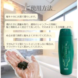 利尻昆布 カラーシャンプー 利尻昆布エキス 手...の詳細画像3