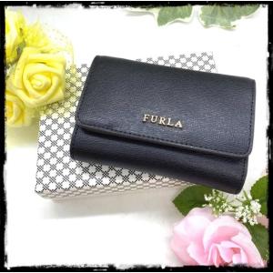 【FURLA】フルラ　コンパクトウォレット　ブラック｜raftelshop