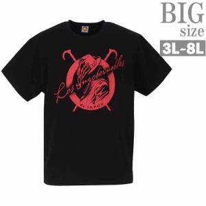 プリントTシャツ 大きいサイズ メンズ 新日本プロレス LIJ Camarada ロゴプリント おし...