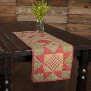 テーブルランナーDolly Star Quilted Runner