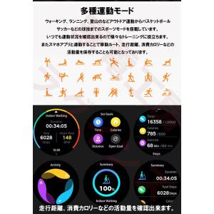 スマートウォッチ GPS内蔵 GPS搭載 軍用...の詳細画像4