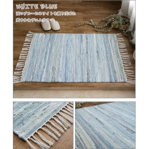 デニム 玄関マット 50×80 室内 屋内 オ...の詳細画像3