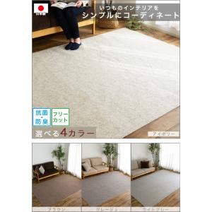 カーペット 4.5畳 江戸間 ラグマット 抗菌...の詳細画像1