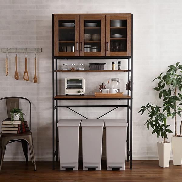 ゴミ箱上ラック スリム ゴミ箱上収納ラック ゴミ箱上棚 ゴミ箱上収納 ゴミ箱上食器棚 ゴミ箱上 キッ...