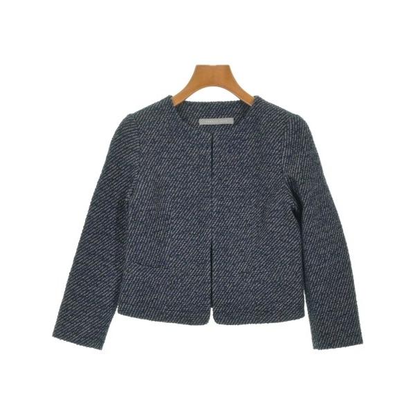 theory luxe ノーカラージャケット レディース セオリーリュクス 中古　古着