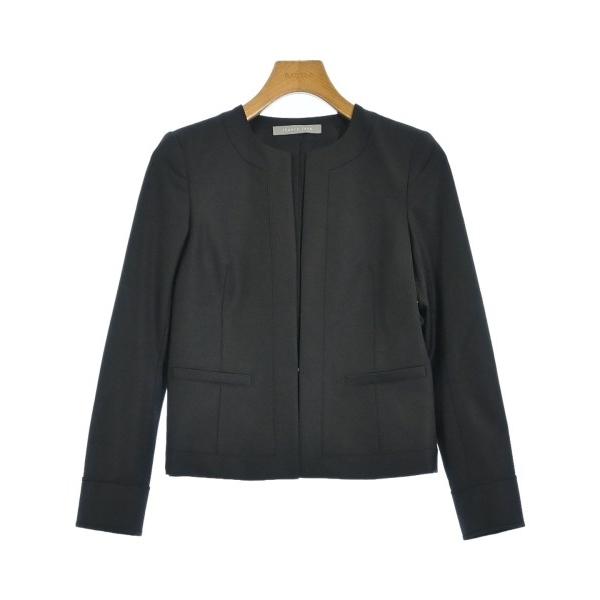 theory luxe ノーカラージャケット レディース セオリーリュクス 中古　古着