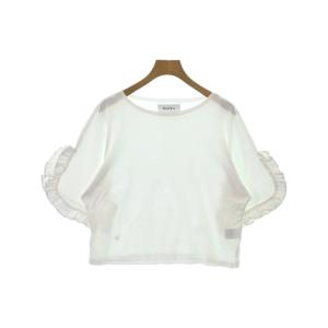 美品 MARTEL マーレット パフスリーブ かぎ編み レースブラウス ホワイト レディース 古着 中古 USED merlette（マーレット） 美品 MARTEL パフスリーブ かぎ編み レース
