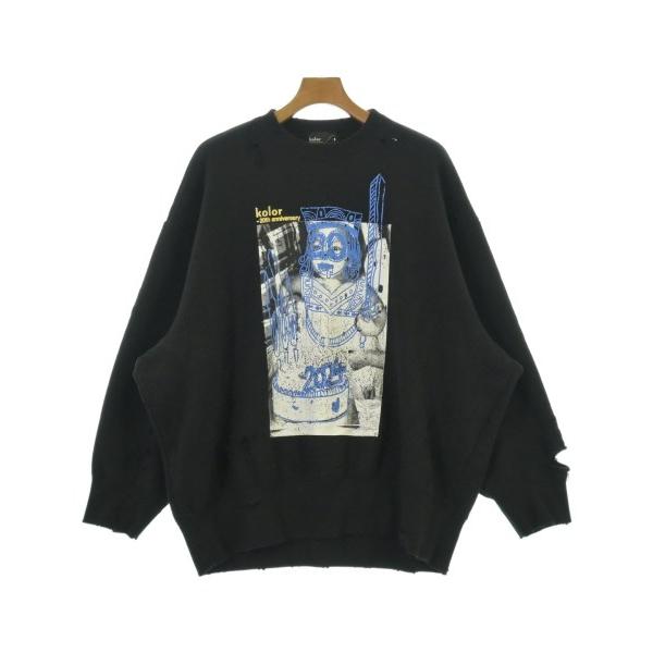 kolor スウェット メンズ カラー 中古　古着