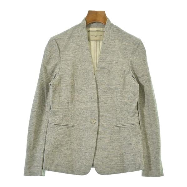 UNITED ARROWS ノーカラージャケット レディース ユナイテッドアローズ 中古　古着