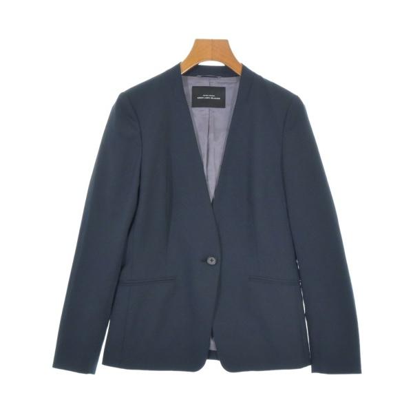 green label relaxing ノーカラージャケット レディース グリーンレーベルリラクシ...