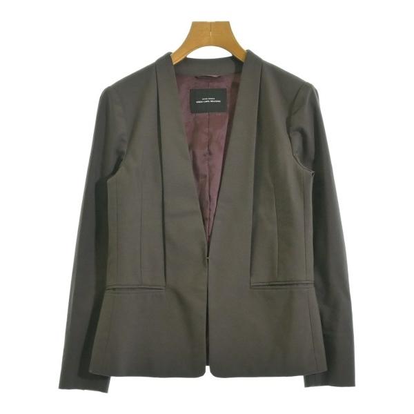 green label relaxing ノーカラージャケット レディース グリーンレーベルリラクシ...