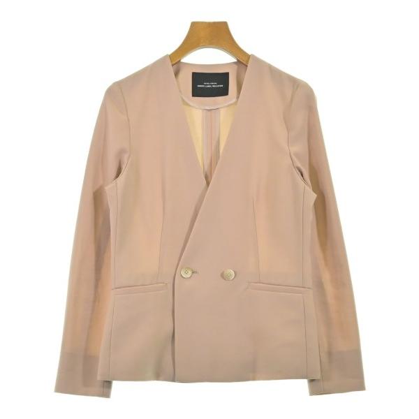 green label relaxing ノーカラージャケット レディース グリーンレーベルリラクシ...