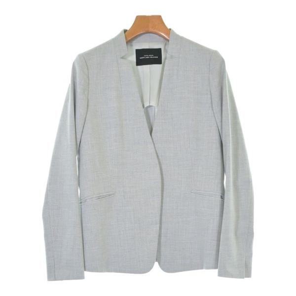 green label relaxing ノーカラージャケット レディース グリーンレーベルリラクシ...