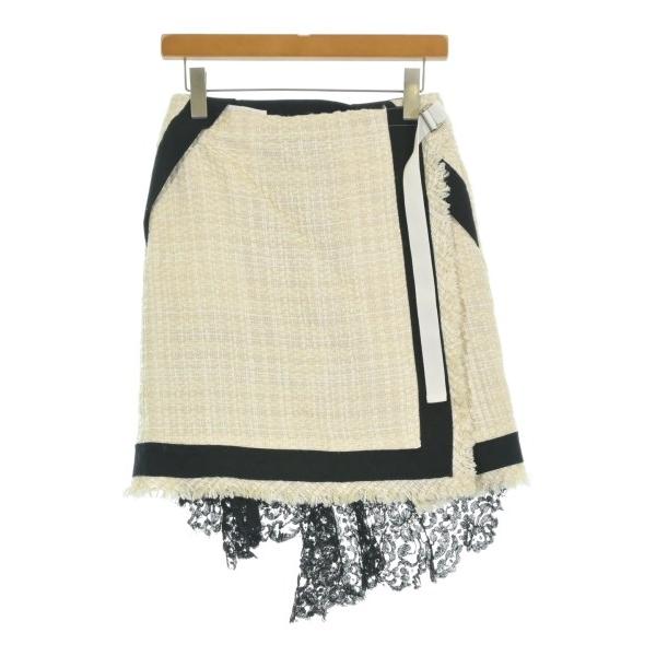 sacai ひざ丈スカート レディース サカイ 中古　古着