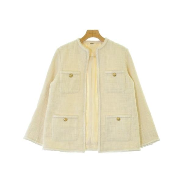 Mila Owen ノーカラージャケット レディース ミラオーウェン 中古　古着