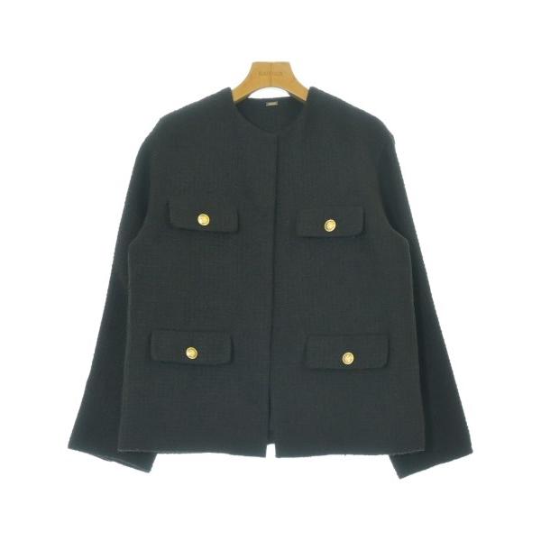 Mila Owen ノーカラージャケット レディース ミラオーウェン 中古　古着