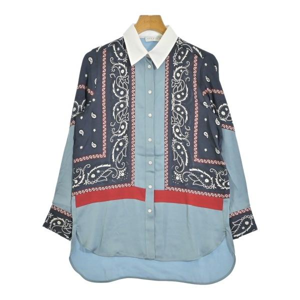 sandro カジュアルシャツ メンズ サンドロ 中古　古着