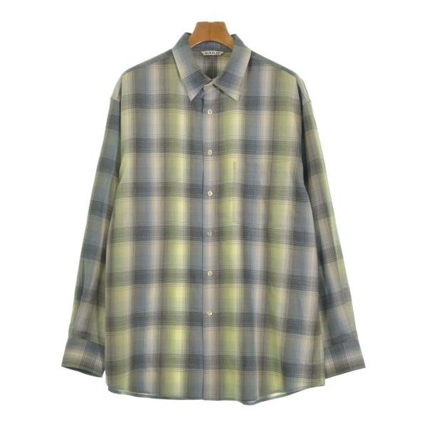AURALEE カジュアルシャツ メンズ オーラリー 中古　古着
