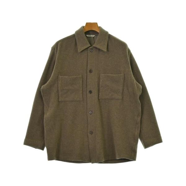 AURALEE カジュアルシャツ メンズ オーラリー 中古　古着