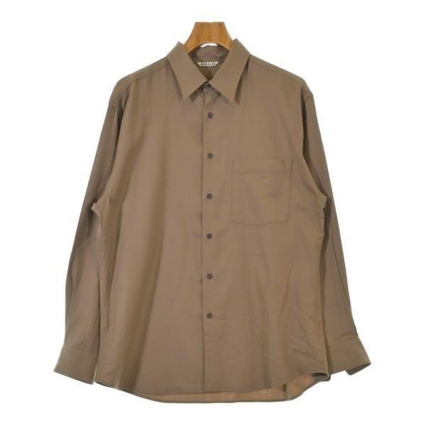 AURALEE カジュアルシャツ メンズ オーラリー 中古　古着
