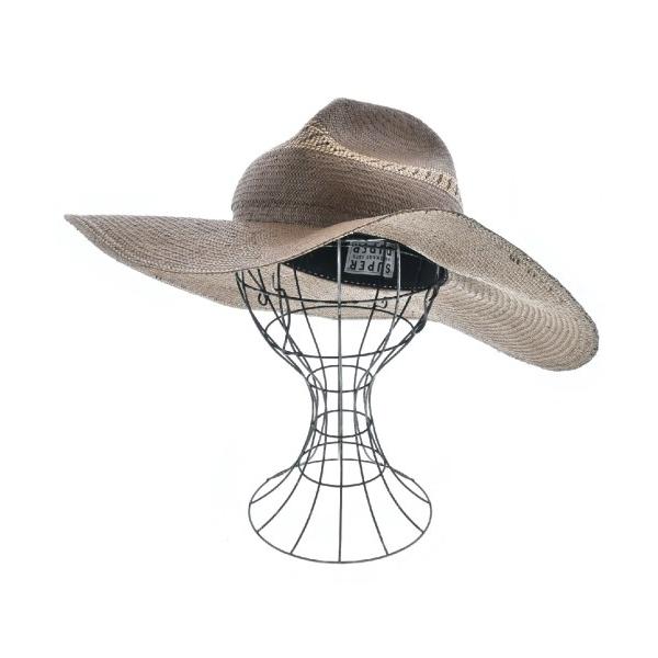 SUPER DUPER HAT ストローハット メンズ スーパーデューパーハット 中古　古着
