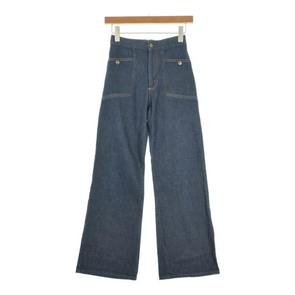 SERGE de bleu デニムパンツ レディース サージ 中古　古着