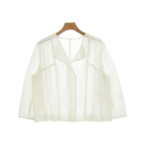 Leilian ノーカラージャケット レディース レリアン 中古　古着
