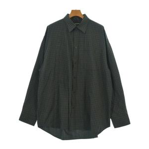 BALENCIAGA チェック柄オーバーサイズパデット中綿長袖シャツ