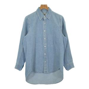 BALENCIAGA（バレンシアガ） ストライプ 長袖シャツ 665148 ブルー