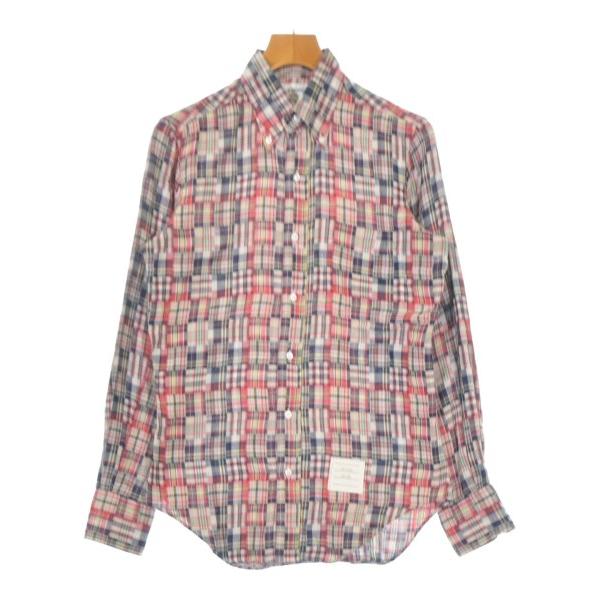 THOM BROWNE カジュアルシャツ メンズ トムブラウン 中古　古着