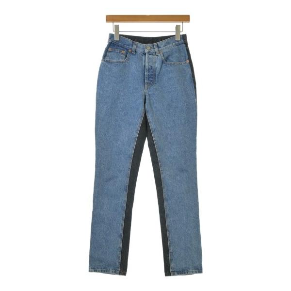VETEMENTS デニムパンツ レディース ヴェトモン 中古　古着