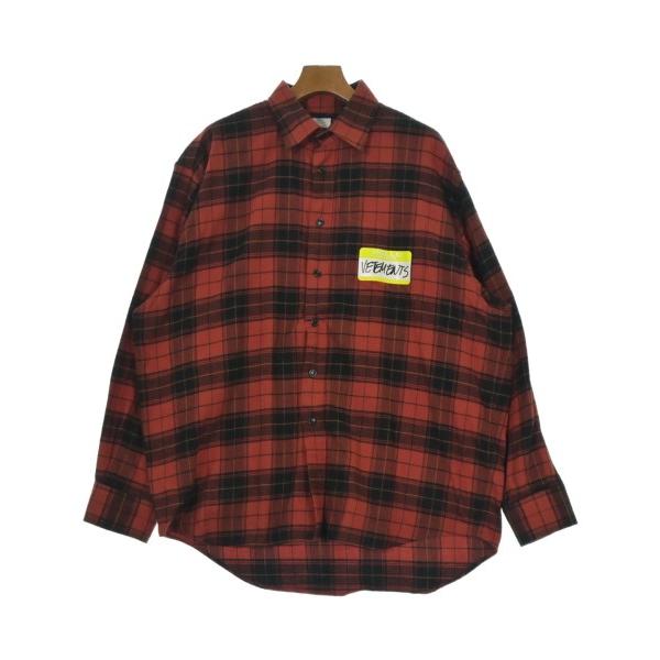 VETEMENTS カジュアルシャツ メンズ ヴェトモン 中古　古着