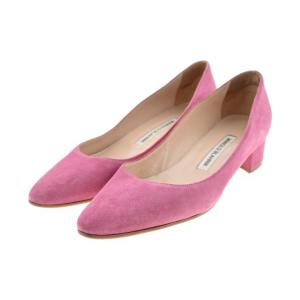 MANOLO BLAHNIK（マノロブラニク） 美品 スエード ハイヒール アンクル