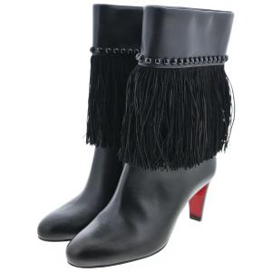 Christian Louboutin 【良品】ルブタン BOOTYLILI スエード ブラック 