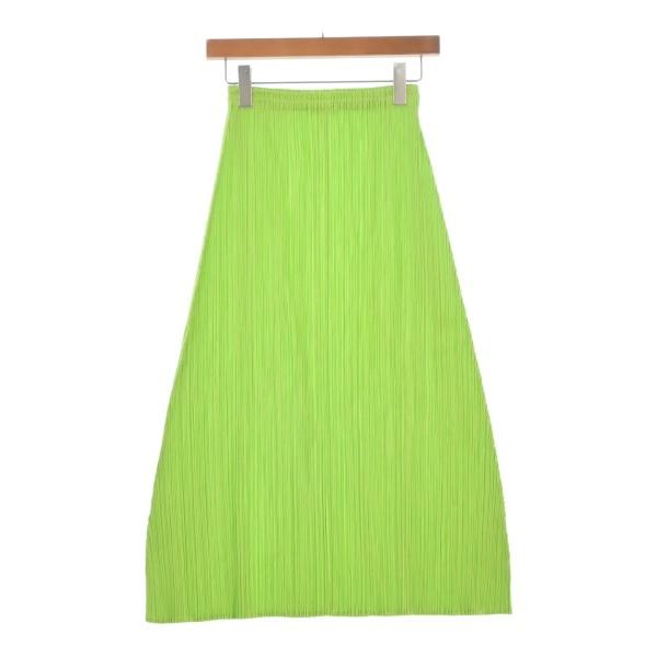 PLEATS PLEASE ひざ丈スカート レディース プリーツプリーズ 中古　古着