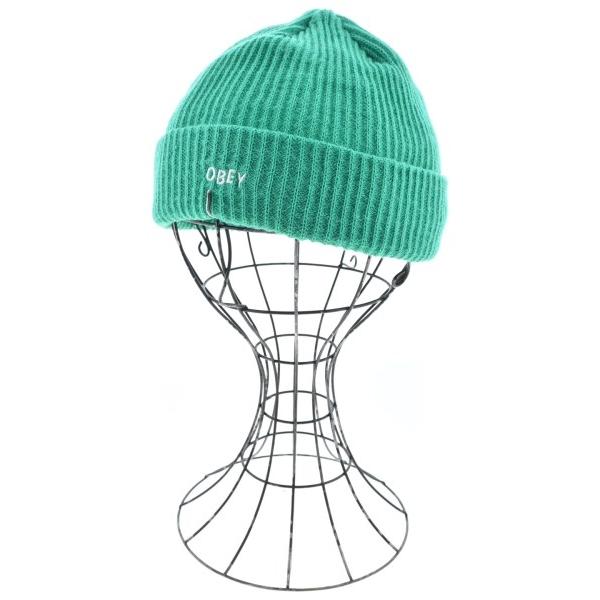 OBEY ニットキャップ・ビーニー メンズ オベイ 中古　古着