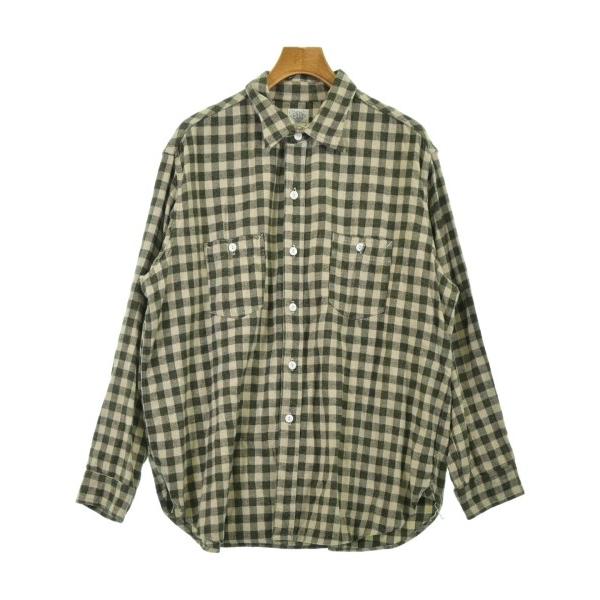 POST O'ALLS カジュアルシャツ メンズ ポストオーバーオールズ 中古　古着