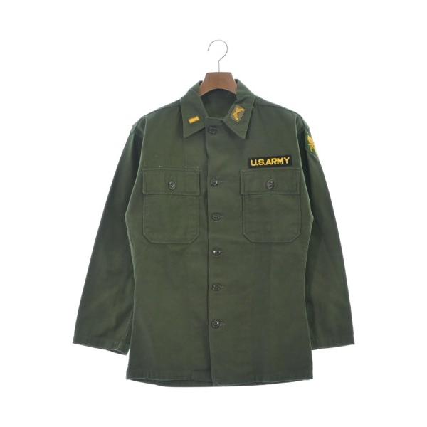 MILITARY カジュアルシャツ メンズ ミリタリー 中古　古着