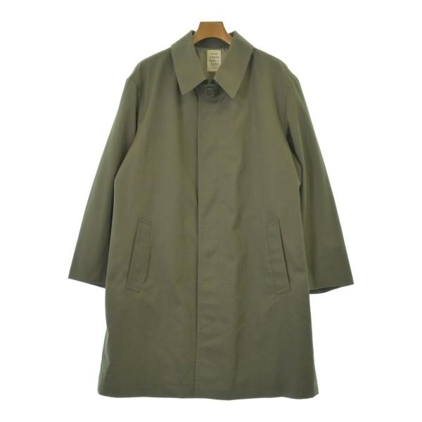 MILITARY ステンカラーコート メンズ ミリタリー 中古　古着