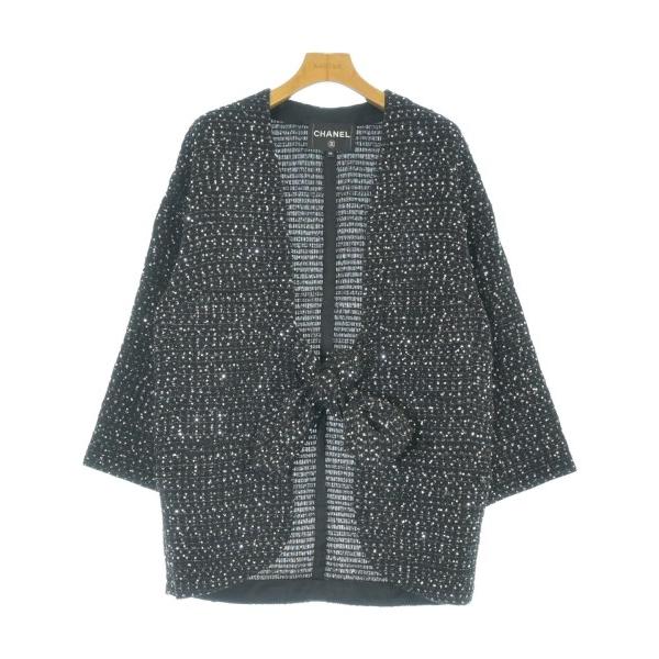 CHANEL ノーカラージャケット レディース シャネル 中古　古着