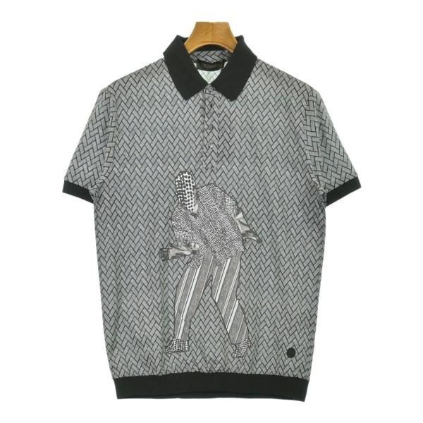TRUSSARDI ポロシャツ メンズ トラサルディ 中古　古着