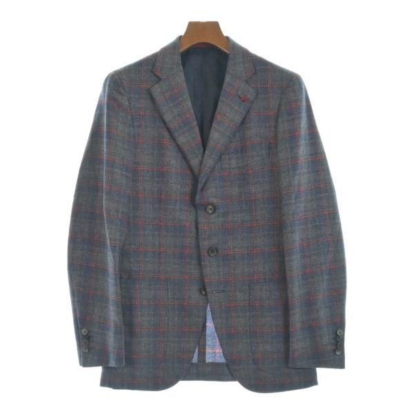 ISAIA テーラードジャケット メンズ イサイア 中古　古着