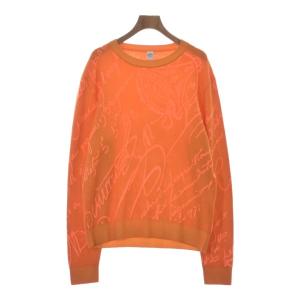 新品同様！BERLUTI オレンジ 最高級カシミヤセーターSサイズ　ベルルッティ ピュアカシミヤニット （ニット・セーター）｜ADORE / アドーア