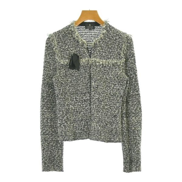 LANVIN COLLECTION ノーカラージャケット レディース ランバンコレクション 中古　古...
