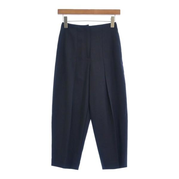 JIL SANDER NAVY クロップドパンツ レディース ジルサンダーネイビー 中古　古着