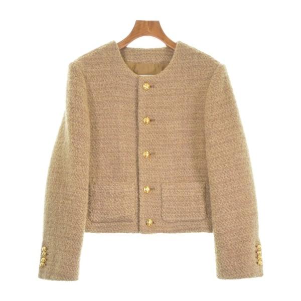 CELINE ノーカラージャケット レディース セリーヌ 中古　古着