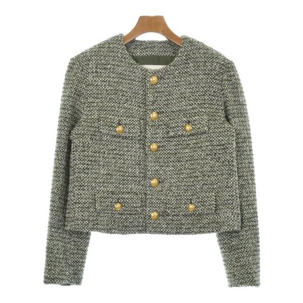CELINE ノーカラージャケット レディース セリーヌ 中古　古着
