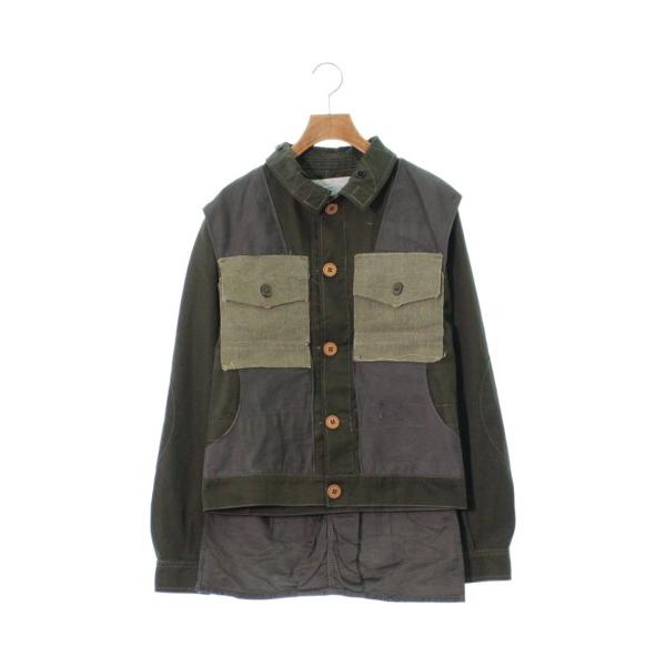 GILET ミリタリーブルゾン メンズ ジレ 中古　古着